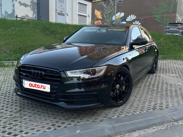 2014 Audi A6 IV (C7) Рестайлинг, чёрный, 1700000 рублей