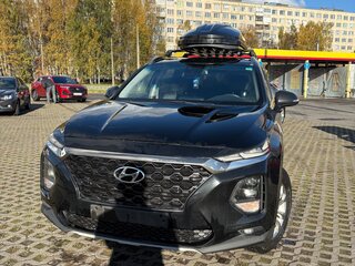 2019 Hyundai Santa Fe IV, чёрный, 2200000 рублей, вид 2