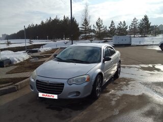 2004 Chrysler Sebring II Рестайлинг, серебристый, 300000 рублей, вид 1
