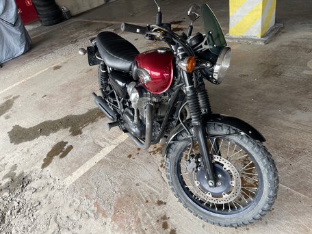 2012 Kawasaki W 800, красный, 355000 рублей, вид 2