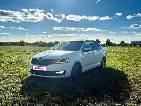 2019 Skoda Rapid I Рестайлинг, белый, 800000 рублей, вид 2