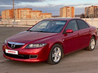 2005 Mazda 6 I (GG) Рестайлинг, красный, 570000 рублей, вид 3