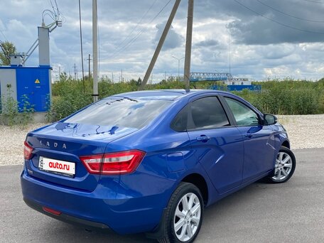 2021 Lada (ВАЗ) Vesta I, синий, 1020000 рублей, вид 4