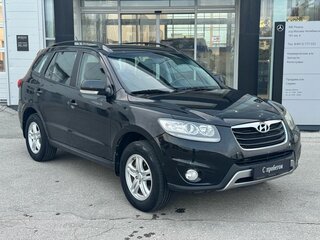 2011 Hyundai Santa Fe II Рестайлинг, чёрный, 1180000 рублей, вид 2