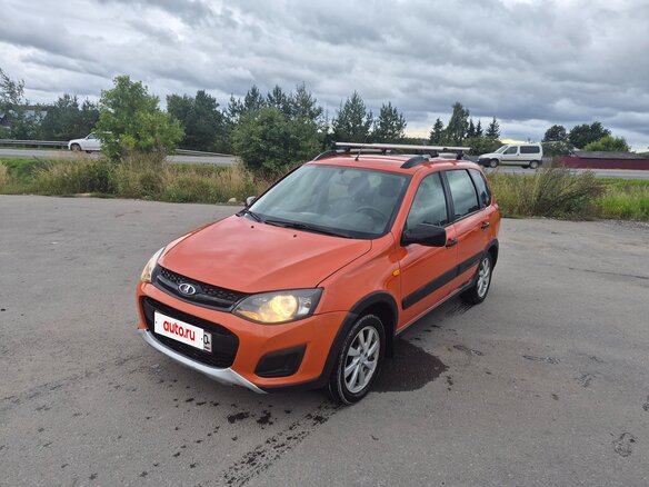 2016 Lada (ВАЗ) Kalina Cross II, оранжевый, 320000 рублей - вид 1