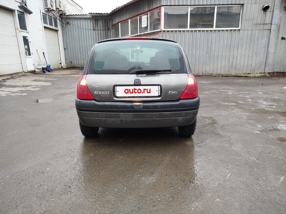 2001 Renault Clio II, серый, 120000 рублей - вид 3