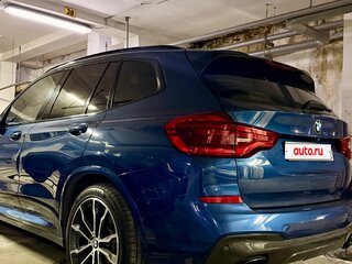 2019 BMW X3 M40d III (G01), синий, 6025000 рублей, вид 4