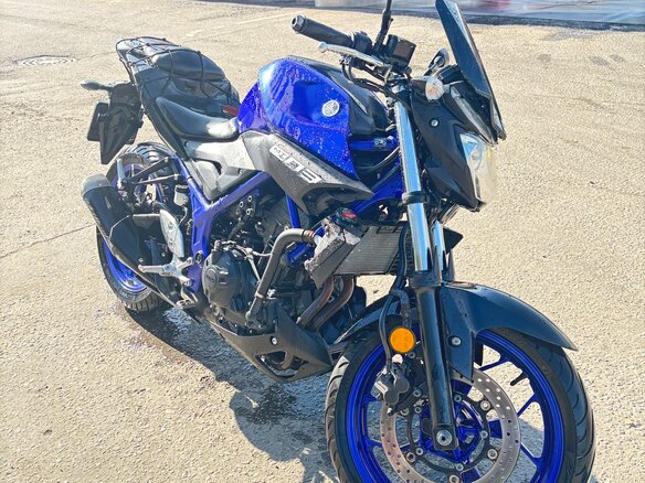 2019 Yamaha MT-03, синий, 489000 рублей - вид 9