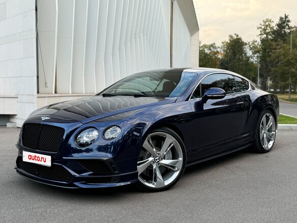 2011 Bentley Continental GT II, синий - вид 1