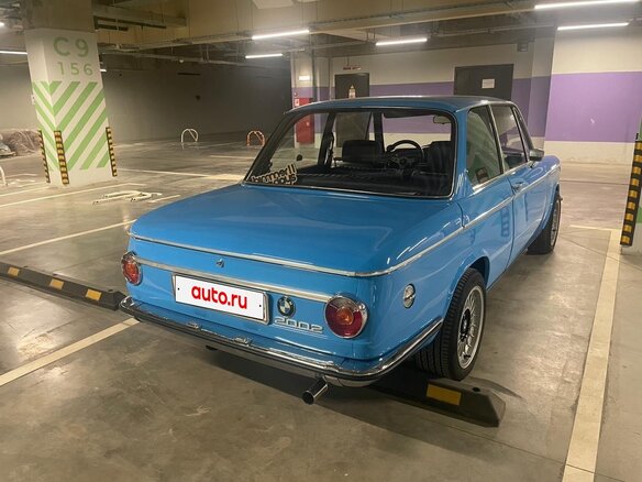 1971 BMW 02 (E10) I, голубой - вид 6