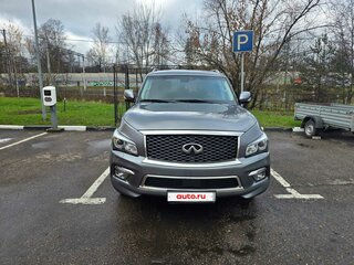 2017 Infiniti QX80 I Рестайлинг, серый, 3290000 рублей, вид 2