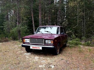 2006 Lada (ВАЗ) 2107, пурпурный, 103000 рублей, вид 4