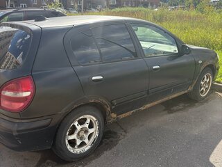 2001 Nissan Almera II (N16), чёрный, 125000 рублей, вид 3
