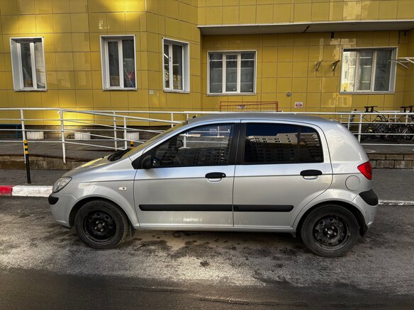 2006 Hyundai Getz I Рестайлинг, серебристый, 585000 рублей - вид 3