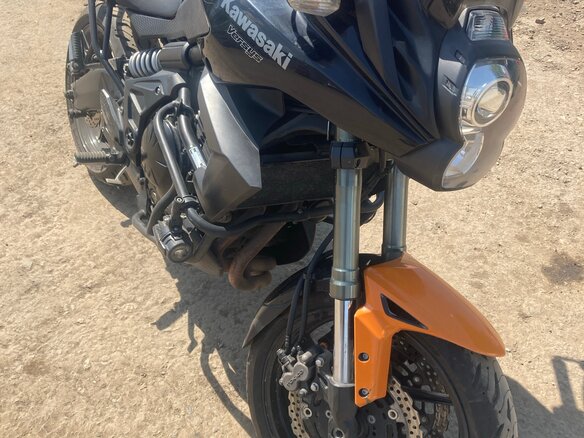 2013 Kawasaki Versys 650, чёрный, 450000 рублей - вид 8