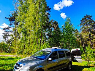 2014 Lada (ВАЗ) Largus I, серый, 670000 рублей, вид 2