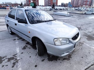 2004 Hyundai Accent ТагАЗ II, серебристый, 430000 рублей, вид 4