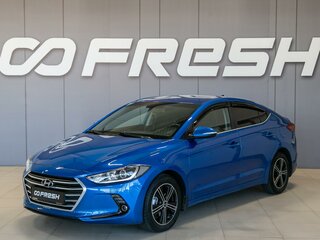 2018 Hyundai Elantra VI (AD), синий, 1490000 рублей, вид 3