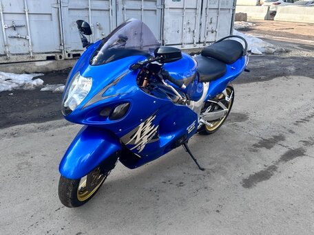 2003 Suzuki GSX 1300 R Hayabusa, синий, 539000 рублей, вид 1