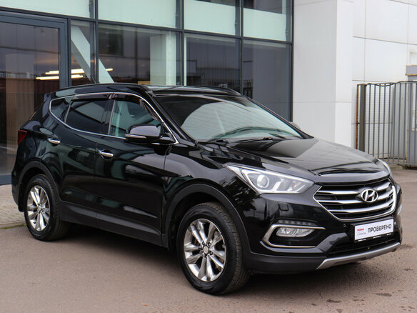 2015 Hyundai Santa Fe III Рестайлинг, чёрный, 1747000 рублей - вид 2