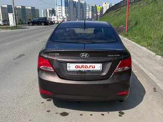 2015 Hyundai Solaris I Рестайлинг, коричневый, 550000 рублей, вид 4