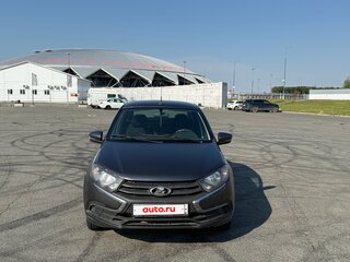 2019 Lada (ВАЗ) Granta I Рестайлинг, синий, 480000 рублей, вид 2