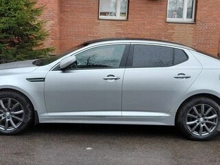 2014 Kia Optima III Рестайлинг, серебристый, 1100000 рублей, вид 3