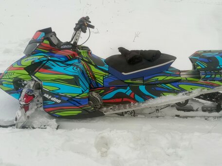 2008 BRP Ski-Doo Summit 800, синий, 600000 рублей, вид 4