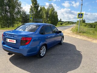 2022 Lada (ВАЗ) Granta I Рестайлинг, синий, 870000 рублей, вид 4