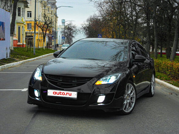 2008 Mazda 6 II (GH), фиолетовый, 750000 рублей - вид 6