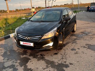 2016 Hyundai Solaris I Рестайлинг, чёрный, 780000 рублей, вид 2