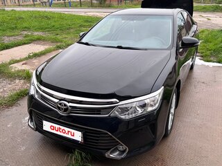 2015 Toyota Camry VII (XV50) Рестайлинг, чёрный, 1850000 рублей, вид 1