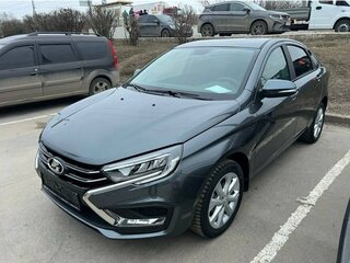2024 Lada (ВАЗ) Vesta I Рестайлинг (NG), серый, 1650000 рублей, вид 2