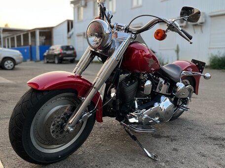 1994 Harley-Davidson Fat Boy, красный, 1700000 рублей, вид 2