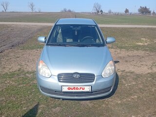 2008 Hyundai Verna II, голубой, 400000 рублей, вид 1