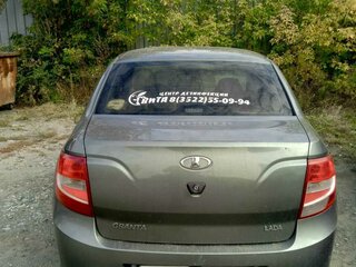 2012 Lada (ВАЗ) Granta I, серый, 310000 рублей, вид 4
