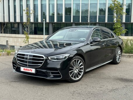 2021 Mercedes-Benz S-Класс 350 d Long 4MATIC VII (W223), чёрный, 7500000 рублей, вид 2