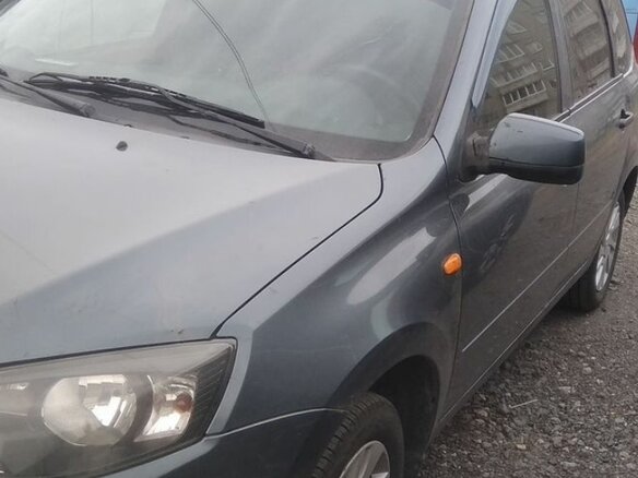 2014 Lada (ВАЗ) Kalina II, серый, 470000 рублей - вид 8