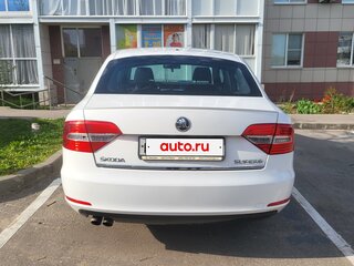 2013 Skoda Superb DSG II Рестайлинг, белый, 920000 рублей, вид 4