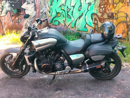 2009 Yamaha VMAX 1700, чёрный, 1800000 рублей, вид 1