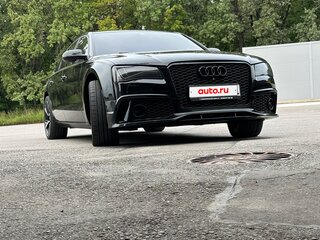 2012 Audi A8 Long III (D4), чёрный, 1600000 рублей, вид 3