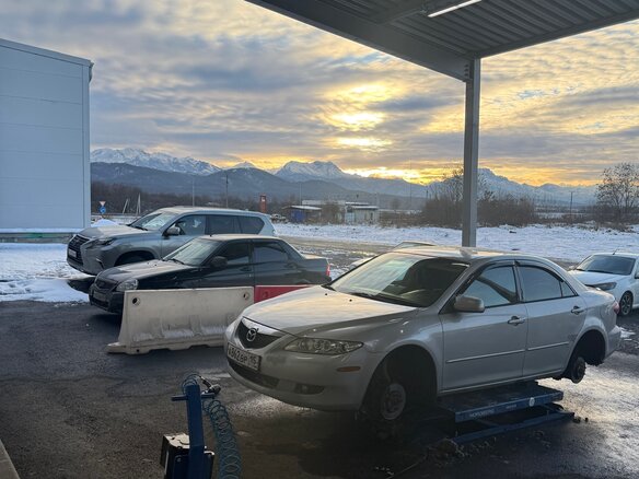 2003 Mazda 6 I (GG), серебристый, 350000 рублей - вид 8