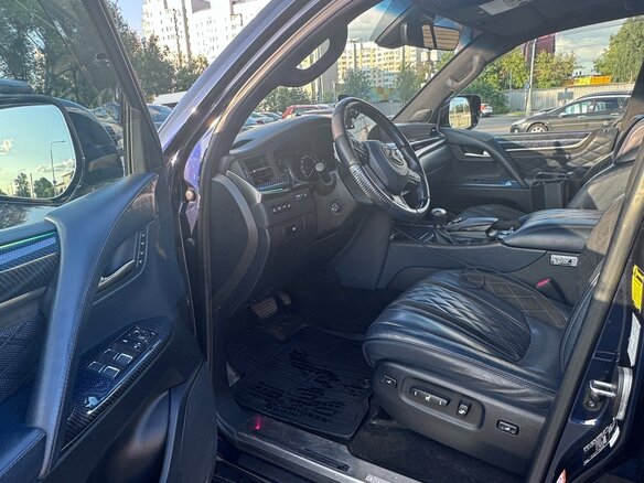 2019 Lexus LX 570 III Рестайлинг 2, синий, 8975000 рублей - вид 15