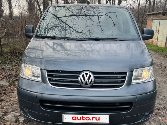 2005 Volkswagen Multivan T5, синий, 1500000 рублей - вид 1