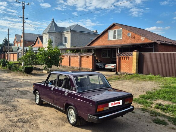 2001 Lada (ВАЗ) 2107, фиолетовый, 280000 рублей - вид 6