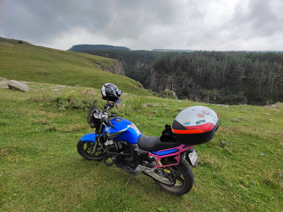 2005 Honda CB 400 Super Four, синий, 410000 рублей