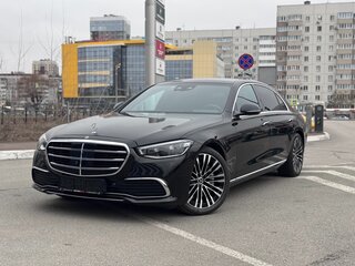 2021 Mercedes-Benz S-Класс 450 Long 4MATIC VII (W223), чёрный, 7700000 рублей, вид 1