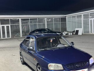 2006 Hyundai Accent ТагАЗ II, синий, 380000 рублей, вид 3