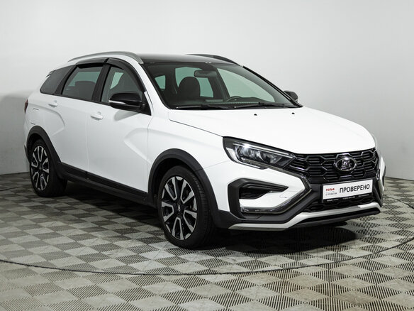 2024 Lada (ВАЗ) Vesta SW Cross I Рестайлинг (NG), белый, 1449000 рублей - вид 2
