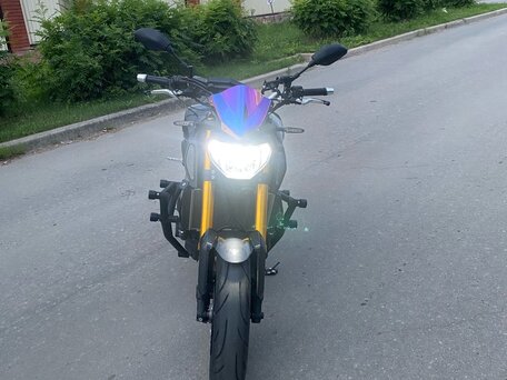 2014 Yamaha MT-09 (FZ-09), синий, 615000 рублей, вид 2